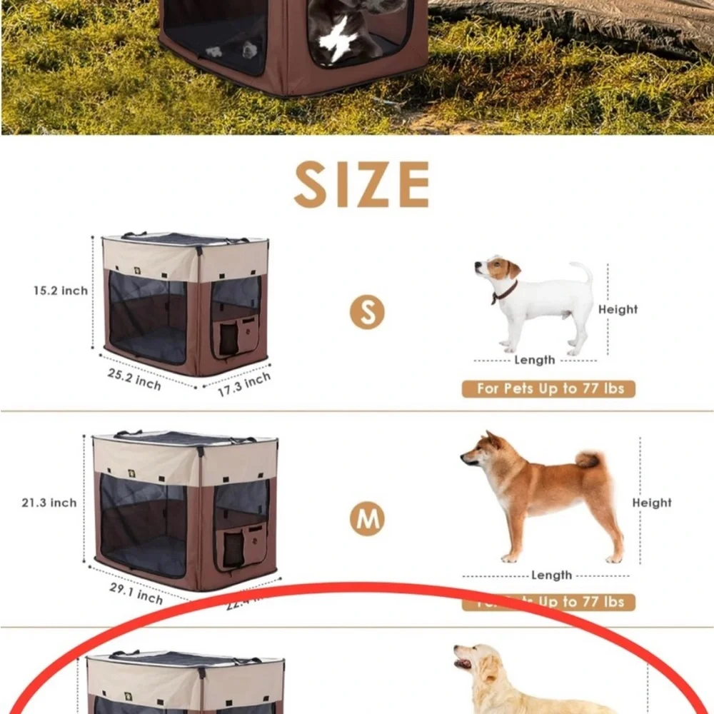 Nice large pet carrier-never used.